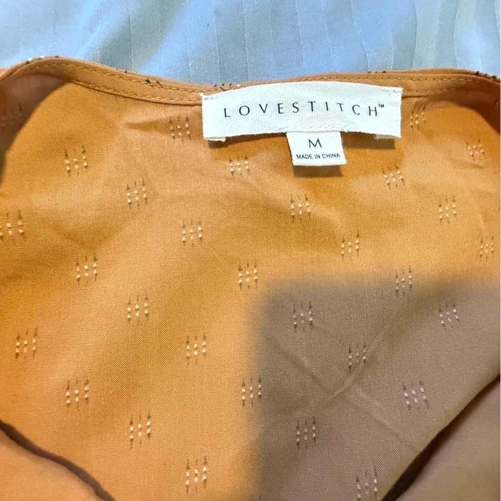 Embroidered Mustard Blouse - Picture 5 of 7